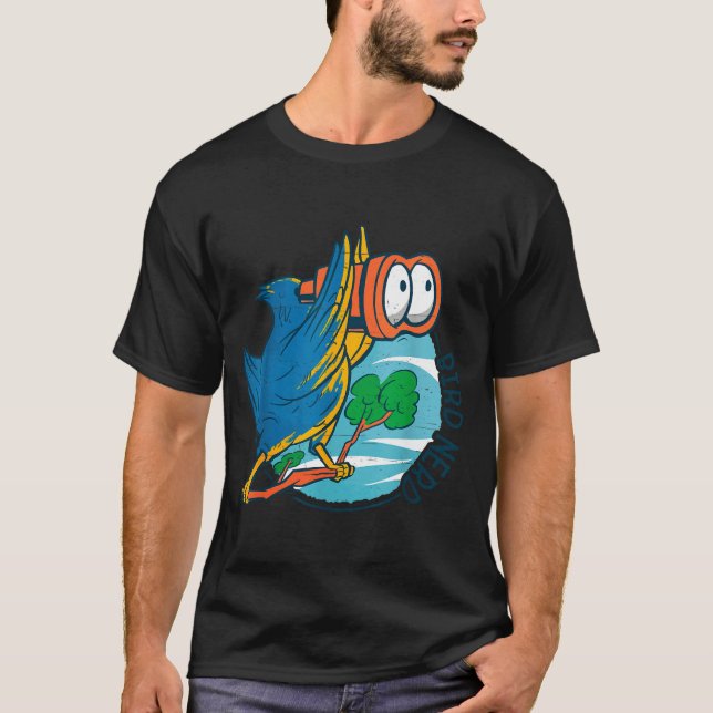 Bird Nerd Funny Bird Watching Birds Lover Ornithol T-Shirt (Vorderseite)