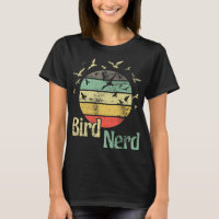 Bird Nerd Retro Vogelbeobachtung Bird Watching Vog