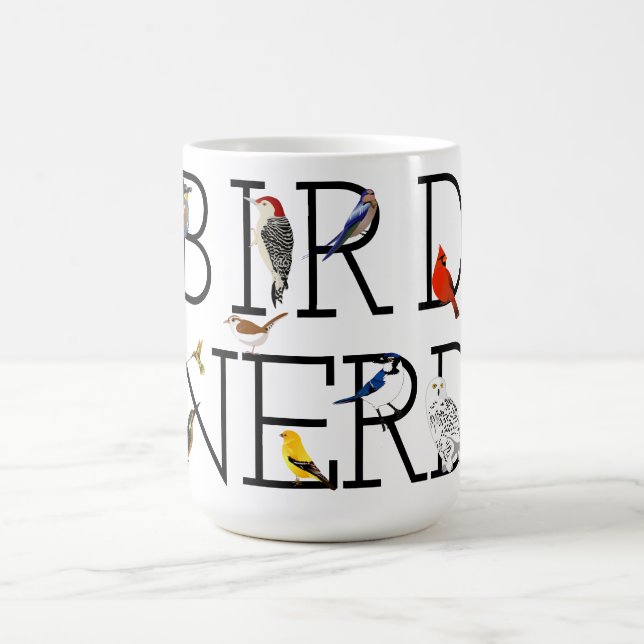 Bird-Nerd-Sortiment zwei Kaffeetasse (Mittel)