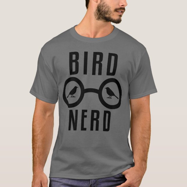 Bird-Nerd witzig T-Shirt (Vorderseite)
