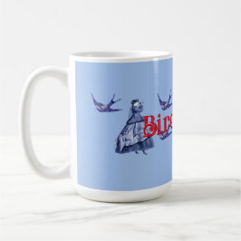 Bird Nerd Woman Binoculars Kaffeetasse