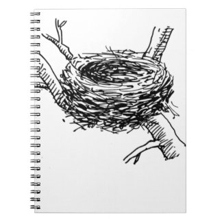 Bird Nest Notizblock