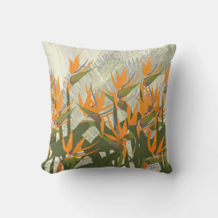 Bird of Paradise Throw Kissen