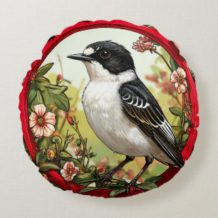 Bird-of-Prey Rundes Kissen