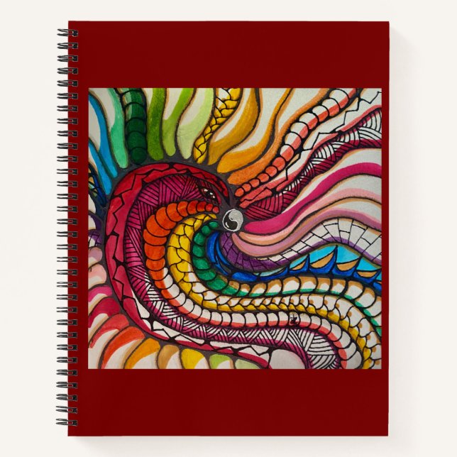 Bird of Pride 2025 Spiral Notebook Notizbuch (Vorderseite)