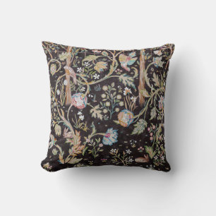 Bird & Rabbit im Blumengarten, William Morris Kissen