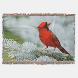 Bird red_blanket Decke