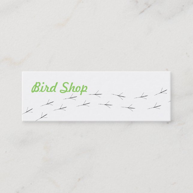 Bird Shop Visitenkarte (Vorderseite)