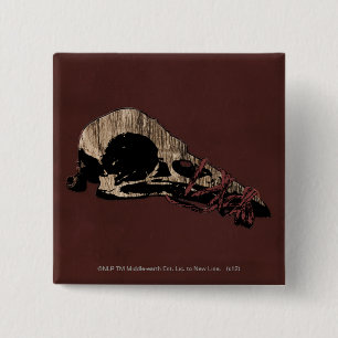 Bird Skull Button