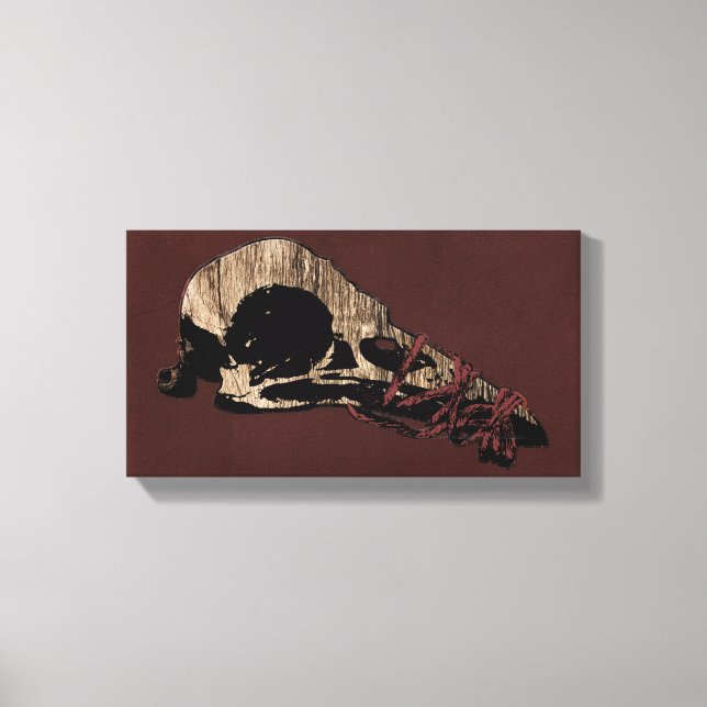 Bird Skull Leinwanddruck (Vorderseite)