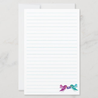 Bird Stationery | Niedliche Vögel mit Post