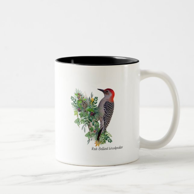 Bird Tasse Red-Bellied Woodpecker (Rechts)