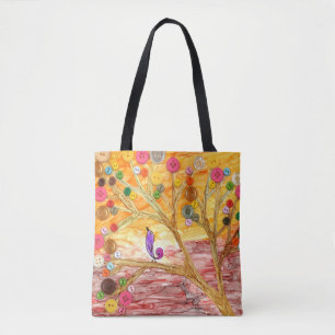 Bird Tote Bag Tasche