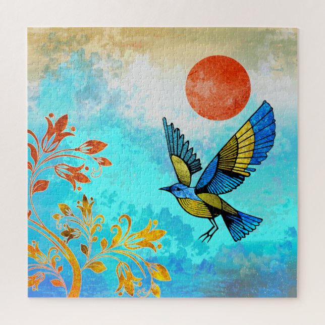 Bird Tree Sun (Vertikal)