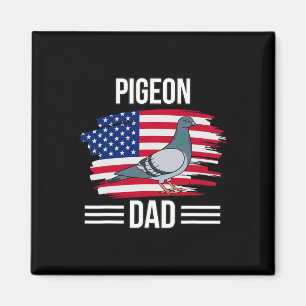Bird US Flag 4. Juli Vatertag Taube Vater Magnet