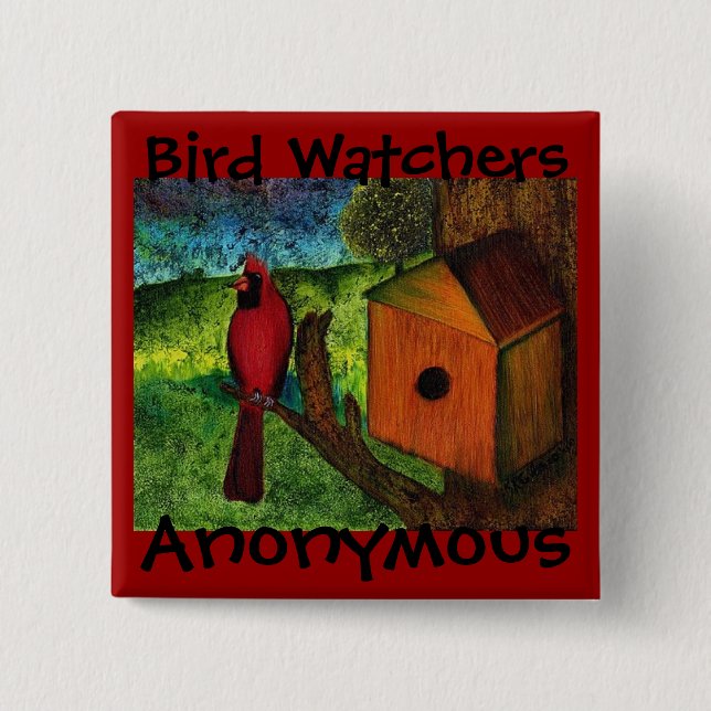 Bird Watcher-Taste Button (Vorderseite)