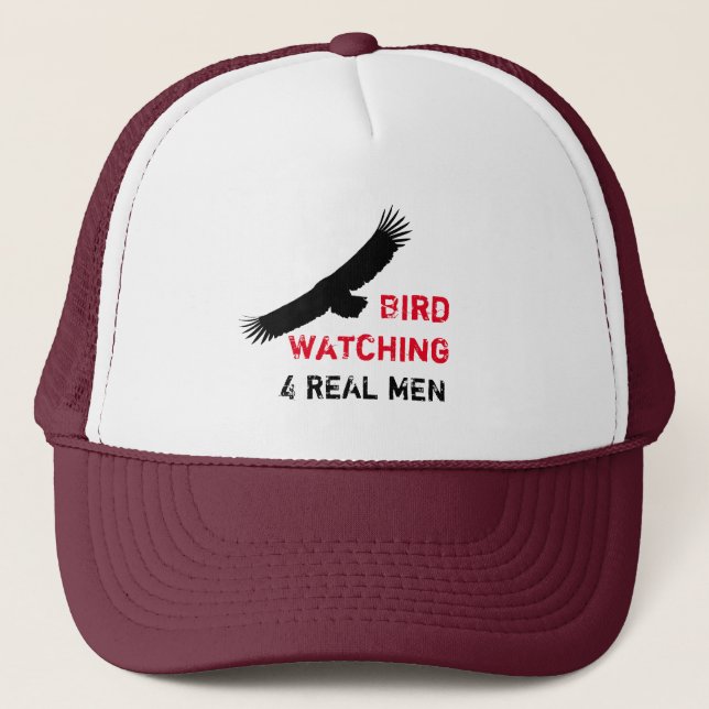 Bird Watching 4 Real Men - Trucker Hat Truckerkappe (Vorderseite)