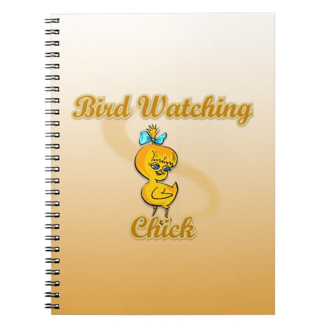 Bird Watching Chick Notizblock (Vorderseite)