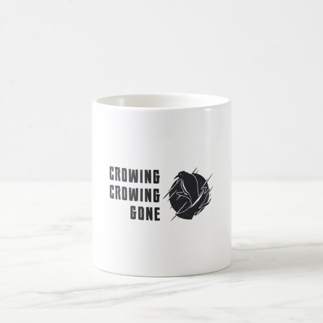 Bird Watching Crowing Gone Funny Bird Watcher Kaffeetasse (Mittel)