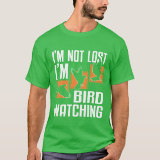 Bird Watching Niedlich Bird Lover witziger Retro T-Shirt