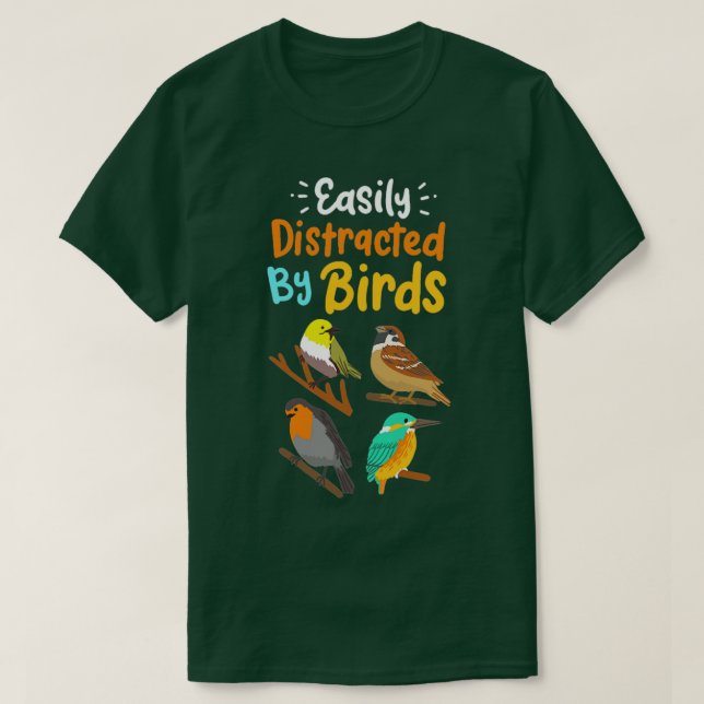 Bird Watching Vogelbeobachtung Bird Lovers Gift T-Shirt (Design vorne)