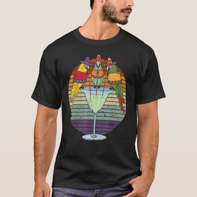 Bird Whisperer Tequila   Cinco De Mayo Parrot T-Shirt (Vorderseite)