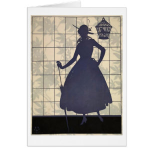 Birdcage silh. Karte