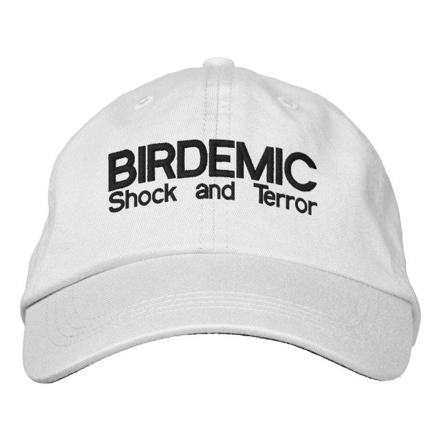 BIRDEMIC - Shock und Terror-Hut Bestickte Kappe (Vorderseite)