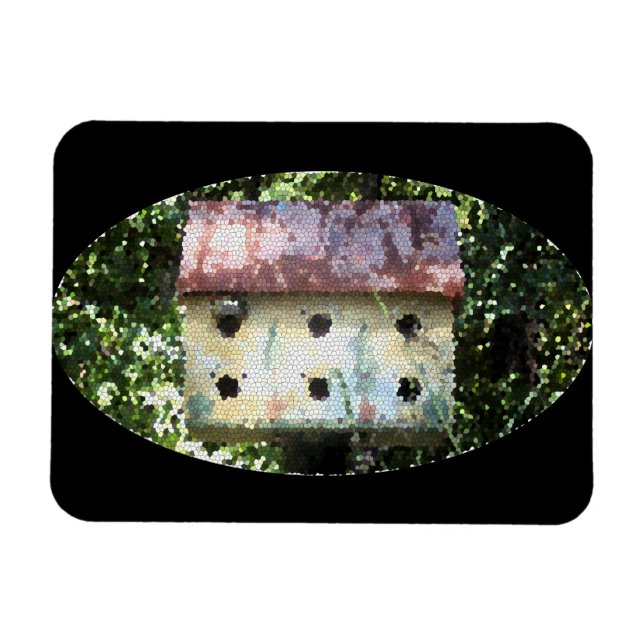 Birdhouse bearbeitet magnet (Horizontal)