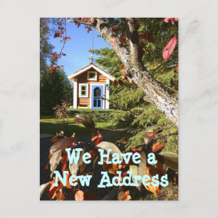 Birdhouse bewegten wir Adressenänderung Karten