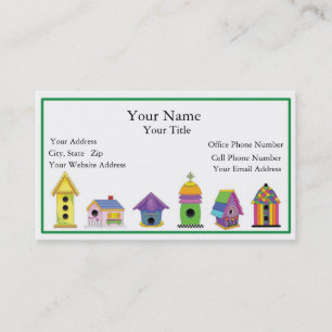 Birdhouse Business Card Visitenkarte