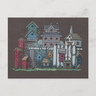 Birdhouse Collection Postkarte