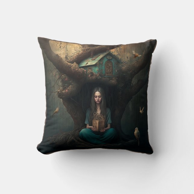 Birdhouse Dreams Kissen (Vorderseite)