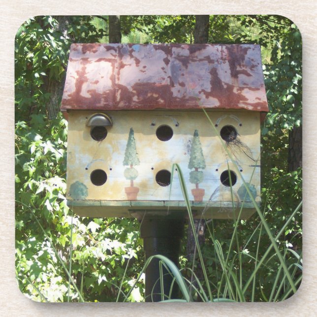 Birdhouse Getränkeuntersetzer (Vorderseite)