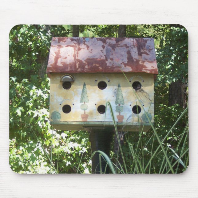 Birdhouse in der Sonne Mousepad (Vorne)