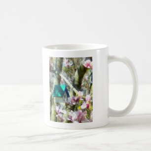 Birdhouse in Magnolia Kaffeetasse