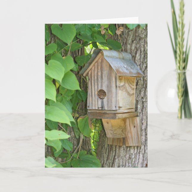 Birdhouse Karte (Vorderseite)