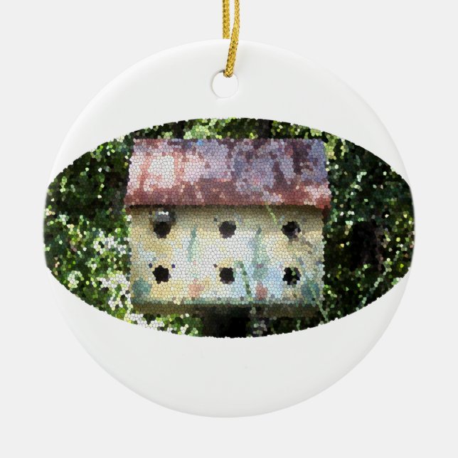Birdhouse Keramikornament (Vorne)