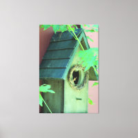 Birdhouse Leinwand Art