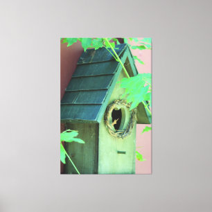 Birdhouse Leinwand Art