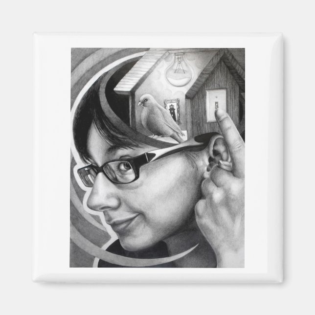 "Birdhouse"-Magnet Magnet (Vorne)