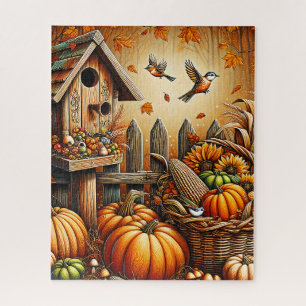 Birdhouse Puzzle Herbst