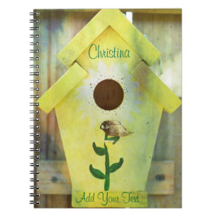 Birdhouse von Shirley Taylor Notizblock
