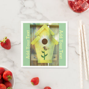 Birdhouse von Shirley Taylor Serviette