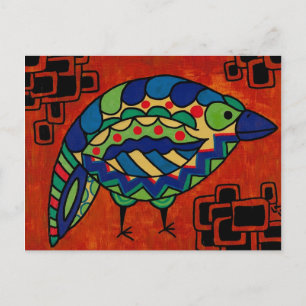 "Birdie Boo" von Lara Kulpa Postkarte