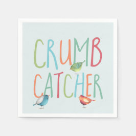 Birdie Crumb Catcher Paper Napkin Serviette