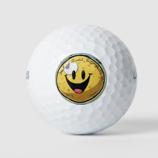 Birdie Golf Balls lächeln: Lächeln Sie Ihr Spiel a Golfball