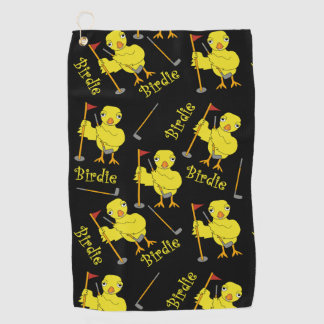 Birdie Golfer Chick Golfhandtuch