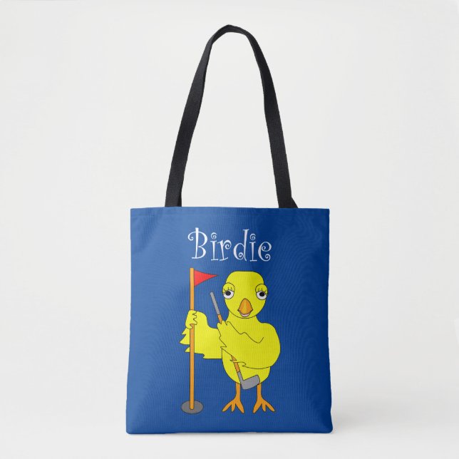 Birdie Golfer Chick Tasche (Vorderseite)