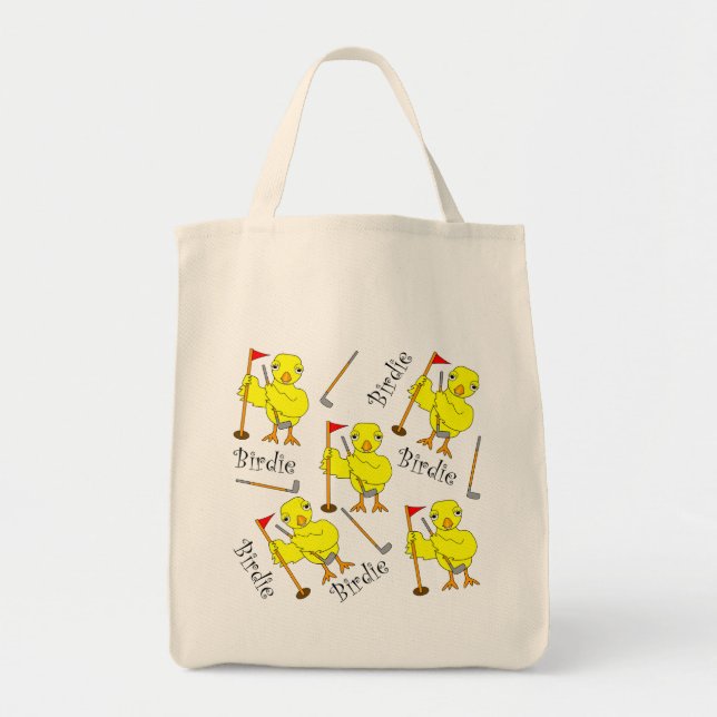 Birdie Golfer Chick Tragetasche (Vorne)